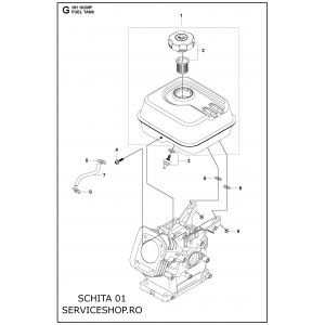 Motor Husqvarna HH163MP (970505201)